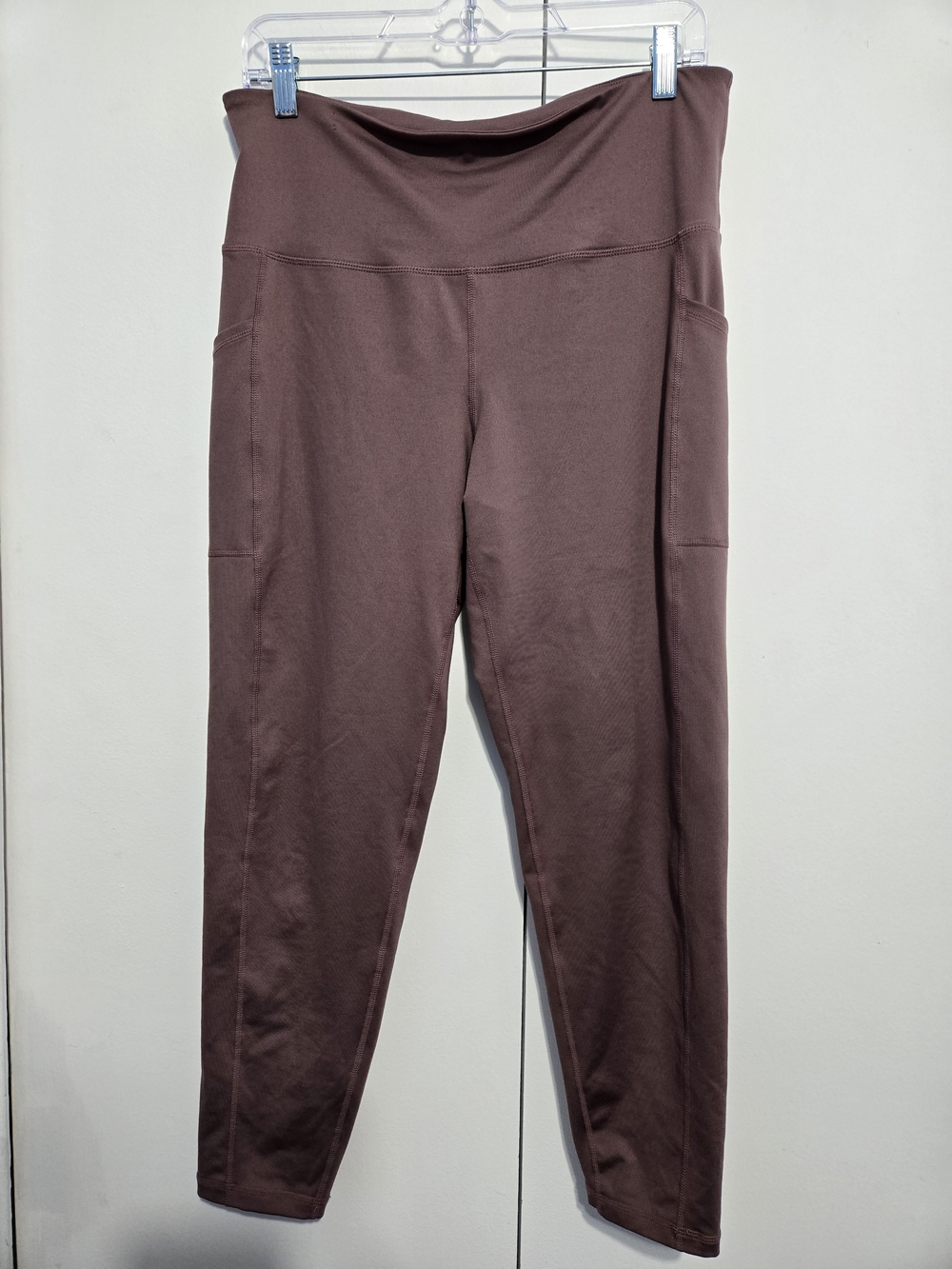 Ideology High Waisted Leggings Womens Large Purple Mauve Athletic Yoga Pants
